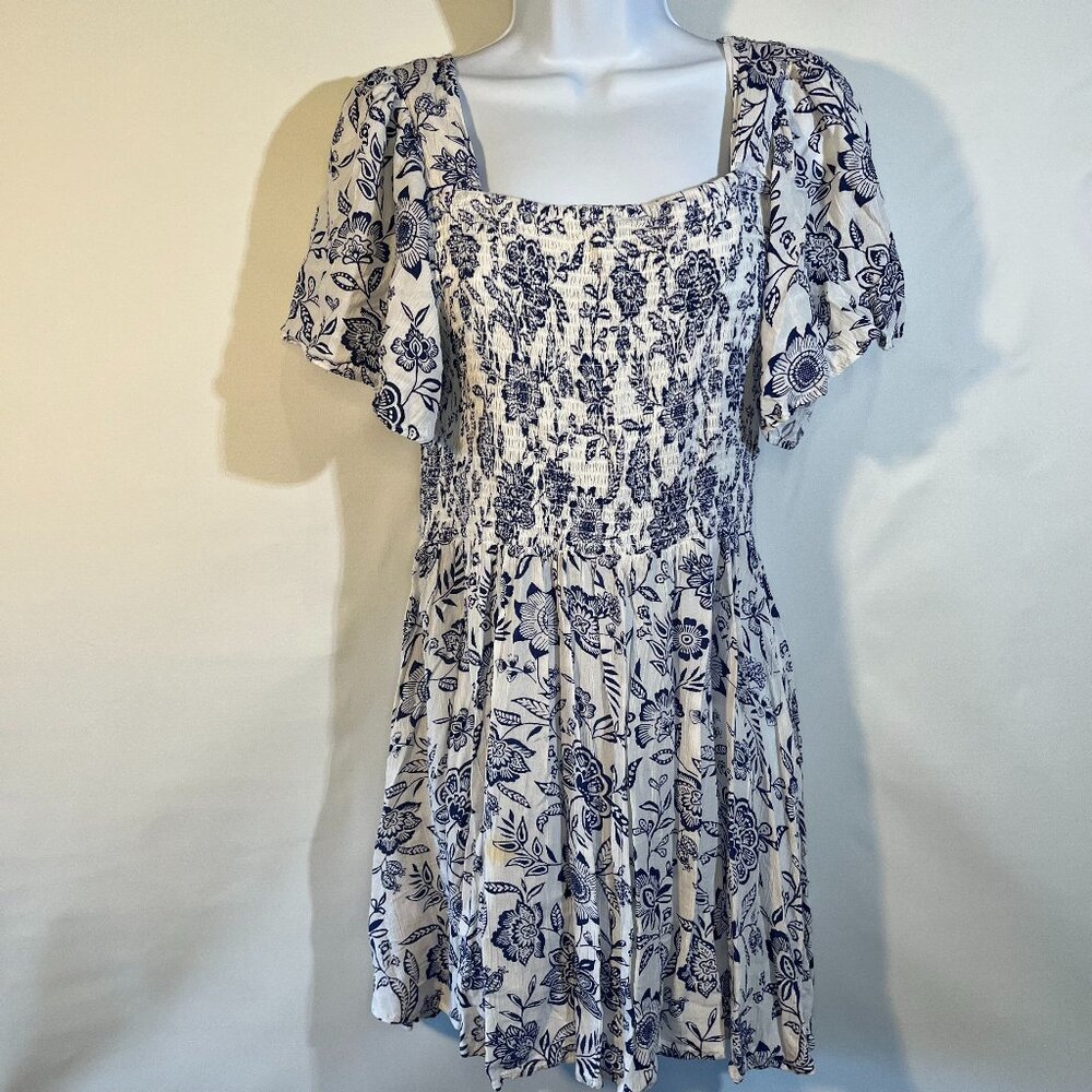 Angie Blue and White Mini Dress